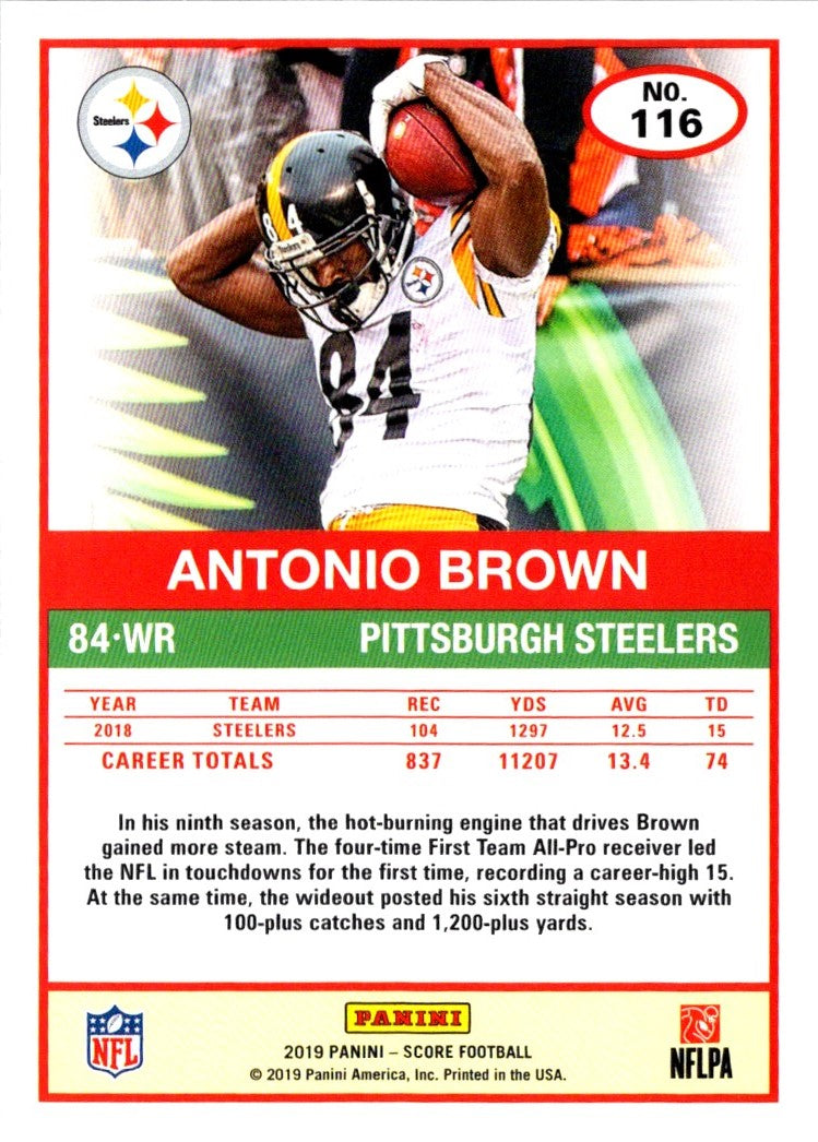 2019 Score Antonio Brown