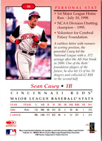 2001 Donruss Studio Sean Casey #59