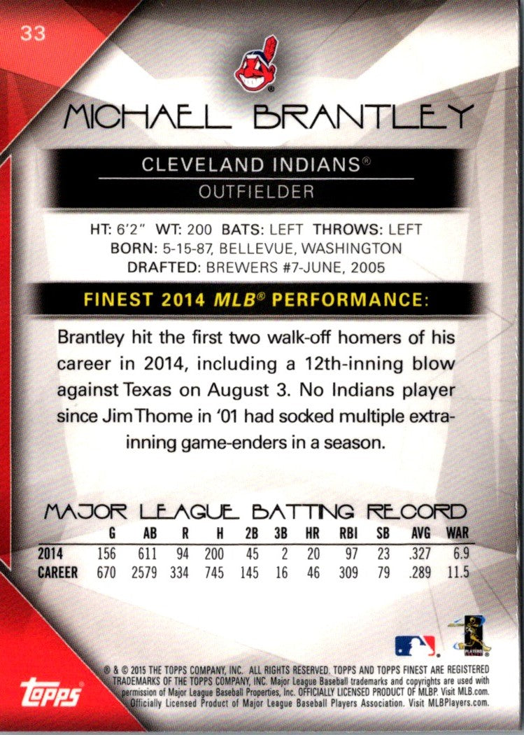 2015 Finest Michael Brantley