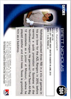 2010 Topps Pro Debut Brett Nicholas #304