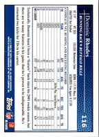 2009 Topps Dominic Rhodes #116
