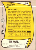 1988 Pacific Legends I Sal Bando #99