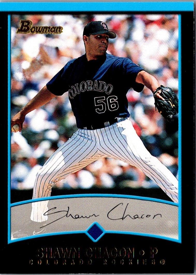 2001 Bowman Draft Picks & Prospects Shawn Chacon