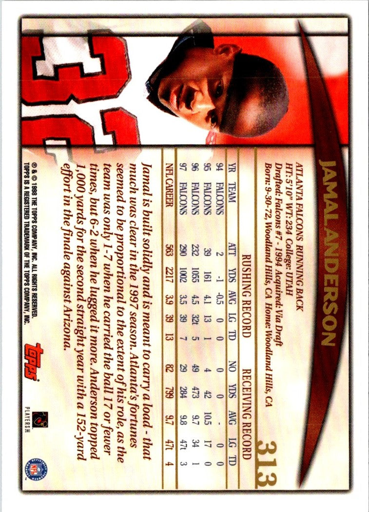 1998 Topps Jamal Anderson