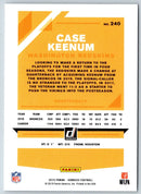 2019 Donruss Case Keenum