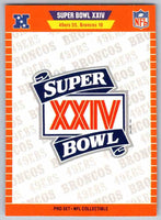 1989 Panini Stickers Super Bowls Super Bowl #N