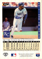 1994 Collector's Choice Brian McRae #201 Silver Signature
