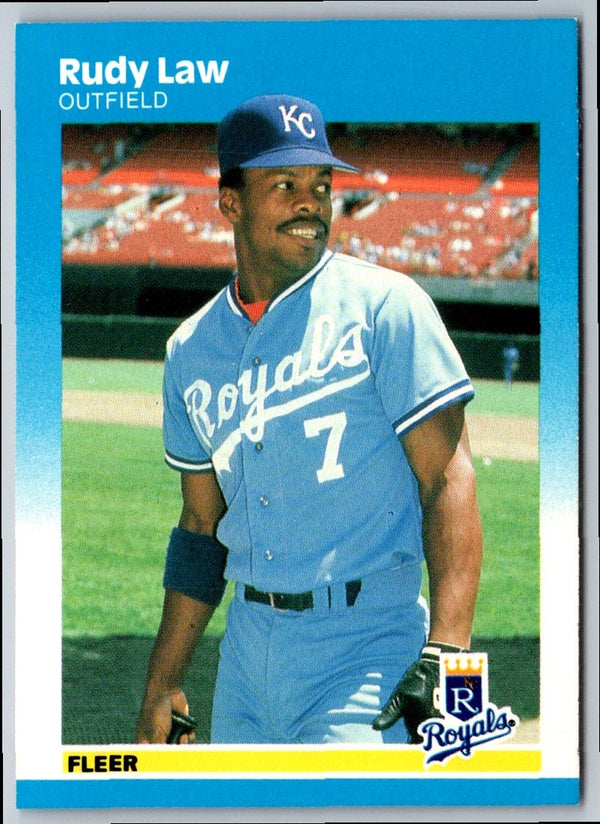 1987 Fleer Rudy Law #372