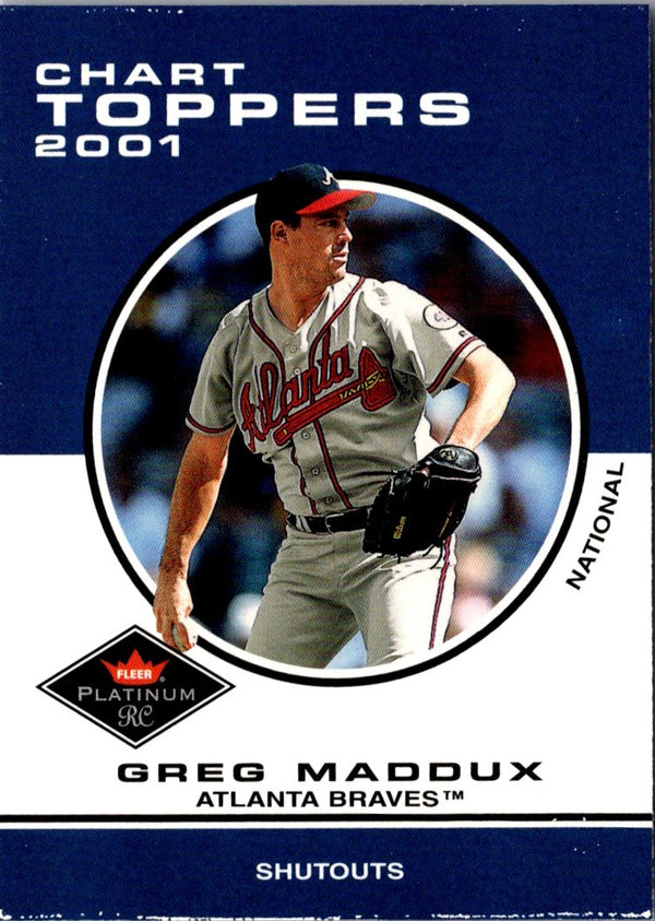 2001 Fleer Platinum Greg Maddux #411