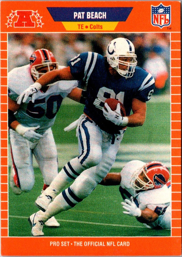 1989 Pro Set Pat Beach #160