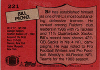 1987 Topps Bill Pickel #221