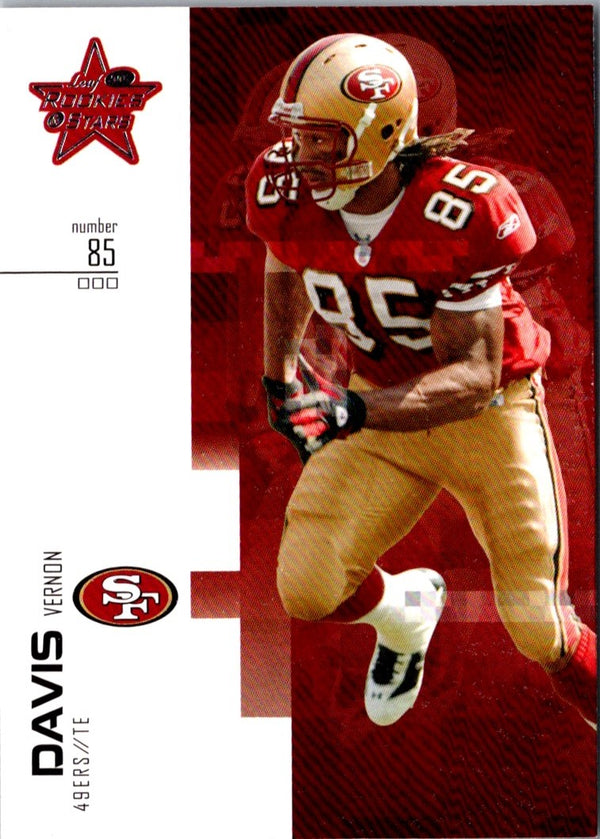 2007 Leaf Rookies & Stars Vernon Davis #48