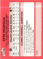 1988 Classic Red Pete Incaviglia #177