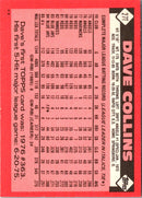 1986 Topps Dave Collins