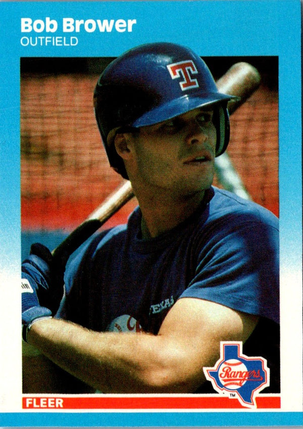 1987 Fleer Update Glossy Bob Brower #U-10