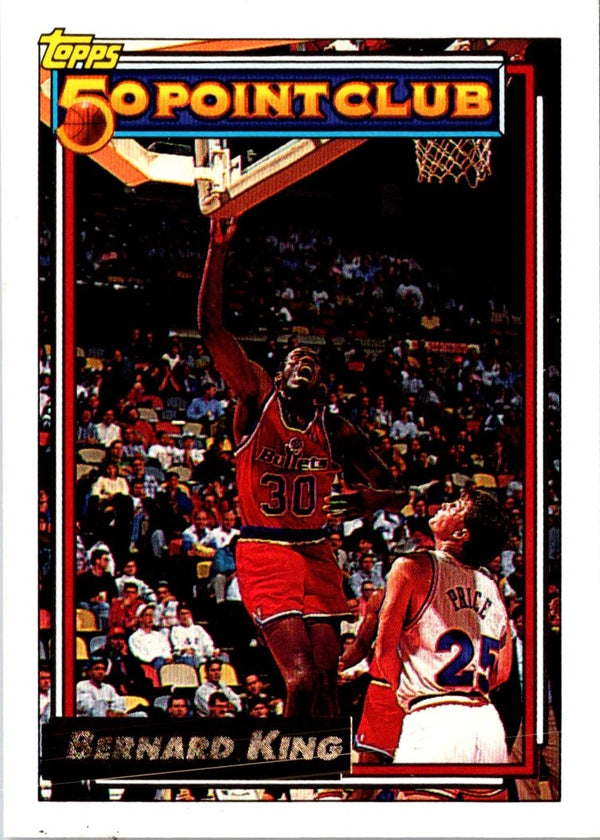 1992 Topps Gold Bernard King #202