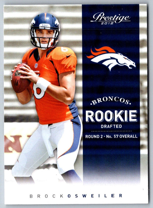 2012 Panini Prestige Brock Osweiler #233 Rookie