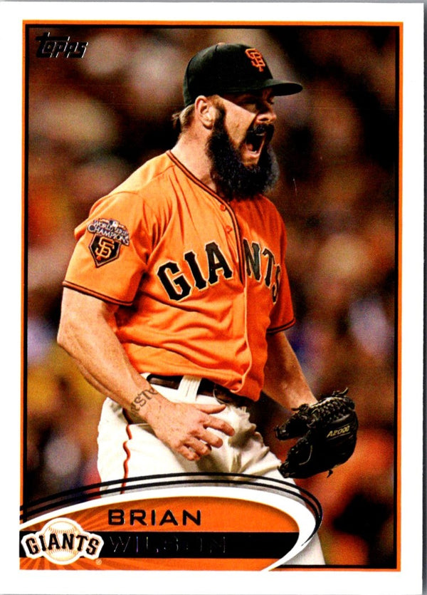 2012 Topps Brian Wilson #260