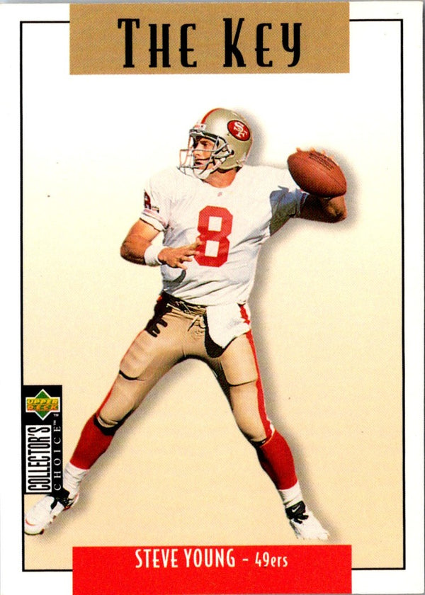 1995 Collector's Choice Steve Young #U65