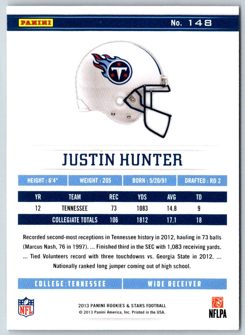 2013 Panini Absolute Hogg Heaven Justin Hunter