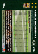 2007 Topps Green Bay Packers Charles Woodson