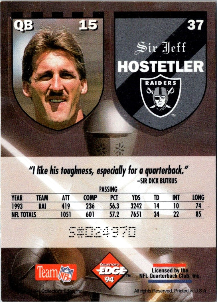 1994 Excalibur Jeff Hostetler