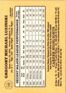 1985 Donruss Greg Luzinski