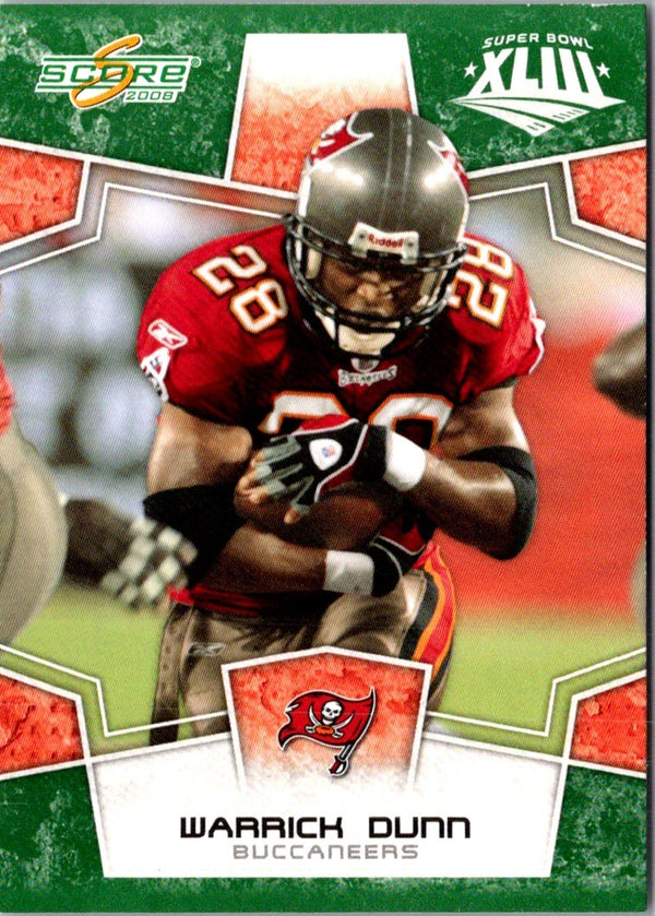 2008 Score Super Bowl XLIII Warrick Dunn #300