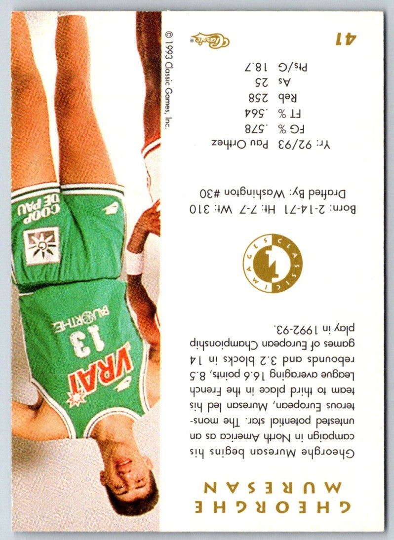 1993 Classic Gheorghe Muresan