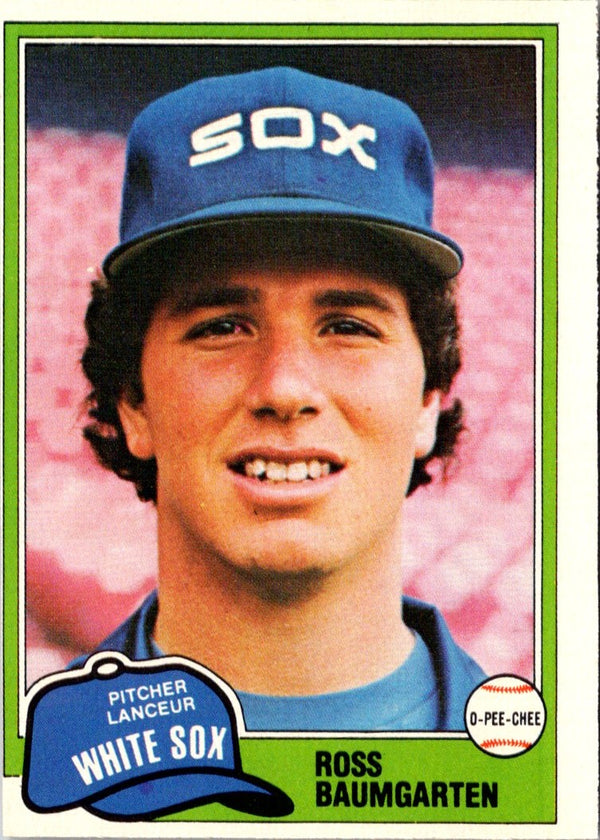 1981 O-Pee-Chee Ross Baumgarten #328