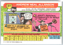1989 Topps Big Andy Allanson