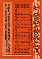 1988 O-Pee-Chee Wally Backman #333