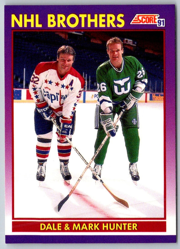 1991 Score American Dale Hunter/Mark Hunter ( #306