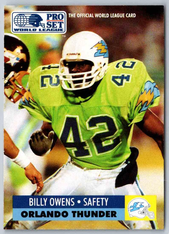 1991 Proset World League Billy Owens #116