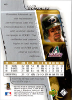 2001 Upper Deck Luis Gonzalez #60