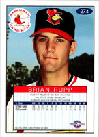 1993 Fleer Excel Brian Rupp #274