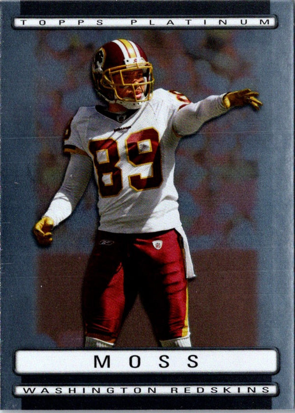2009 Topps Platinum Santana Moss #60