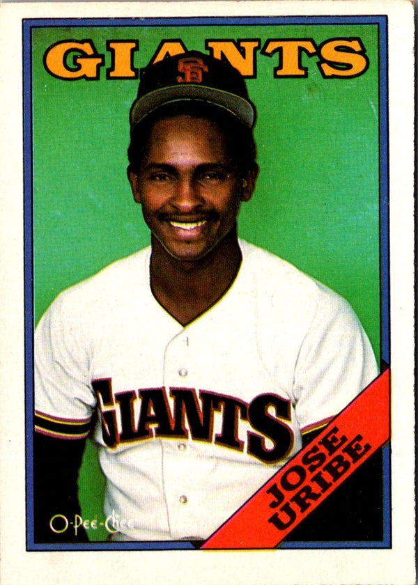 1988 O-Pee-Chee Jose Uribe #302