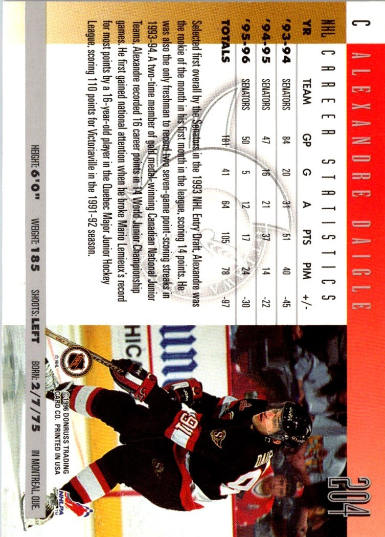 1996 Donruss Alexandre Daigle