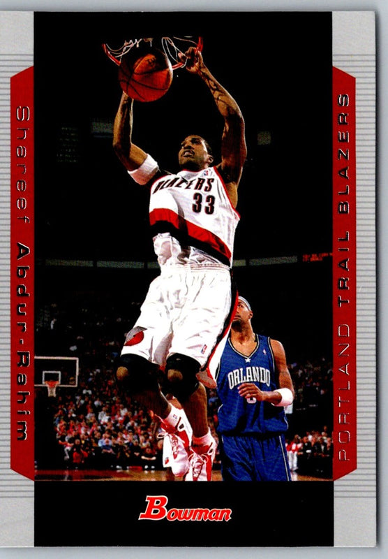 2004 Bowman Shareef Abdur-Rahim #82