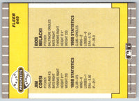 1989 Fleer Jim Corsi/Bob Milacki #649 Rookie