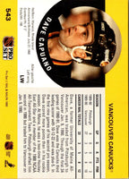 1990 Pro Set Dave Capuano #543 Rookie