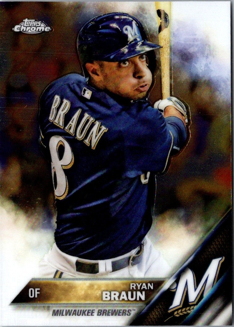 2016 Topps Chrome Ryan Braun