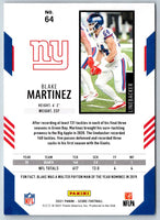 2021 Score Scorecard Blake Martinez #64