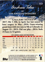 2017 Topps Gallery Andrew Toles #113