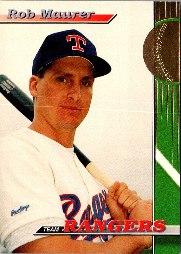 1993 Stadium Club Texas Rangers Rob Maurer #13