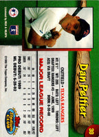 1993 Stadium Club Texas Rangers Dan Peltier #30