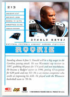 1998 Leaf Rookies And Stars Donald Hayes #213