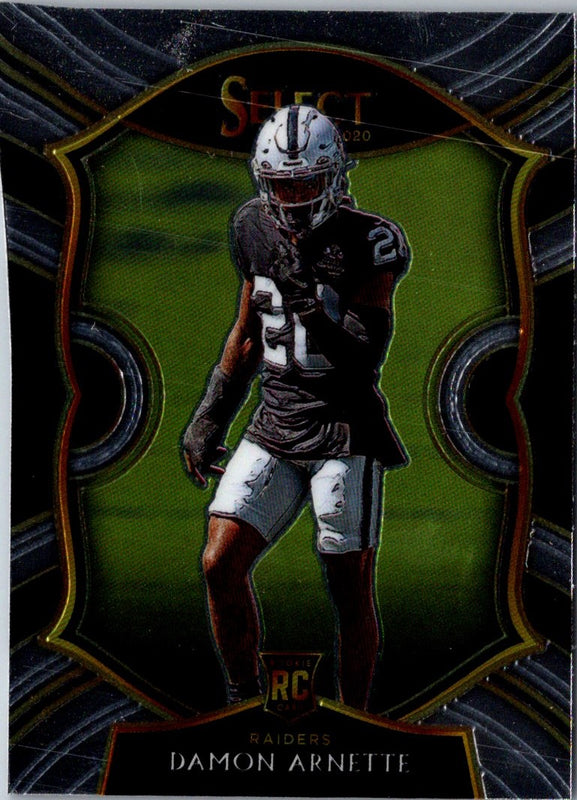 2020 Panini Select Damon Arnette #92 Rookie