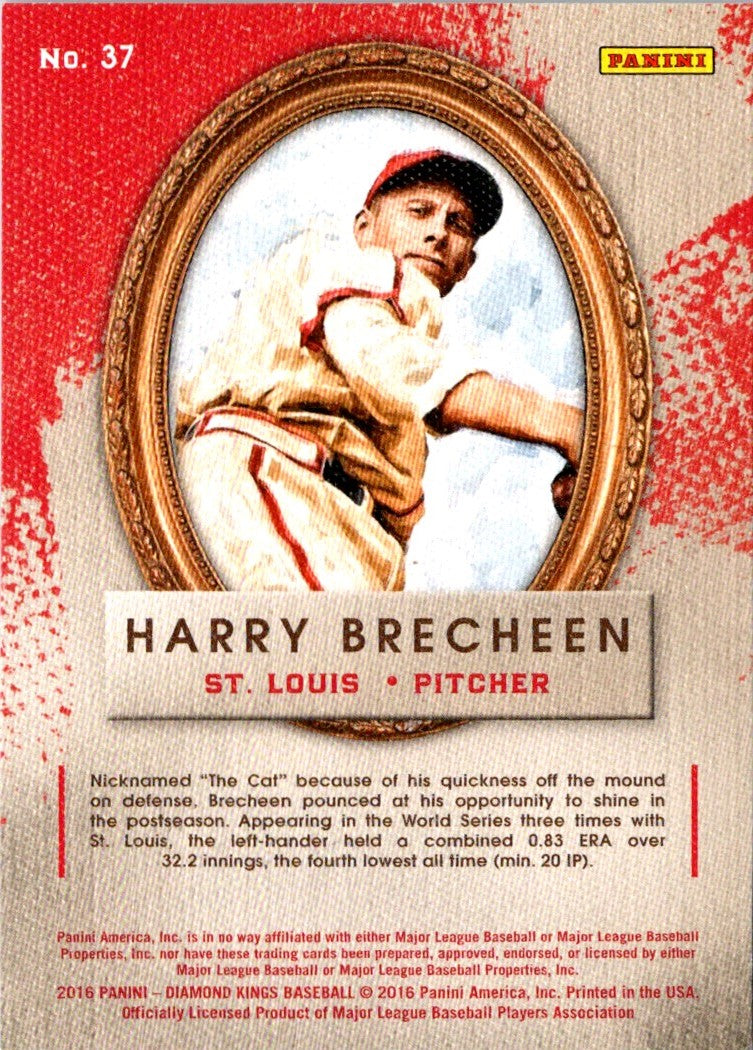 2016 Panini Diamond Kings Harry Brecheen